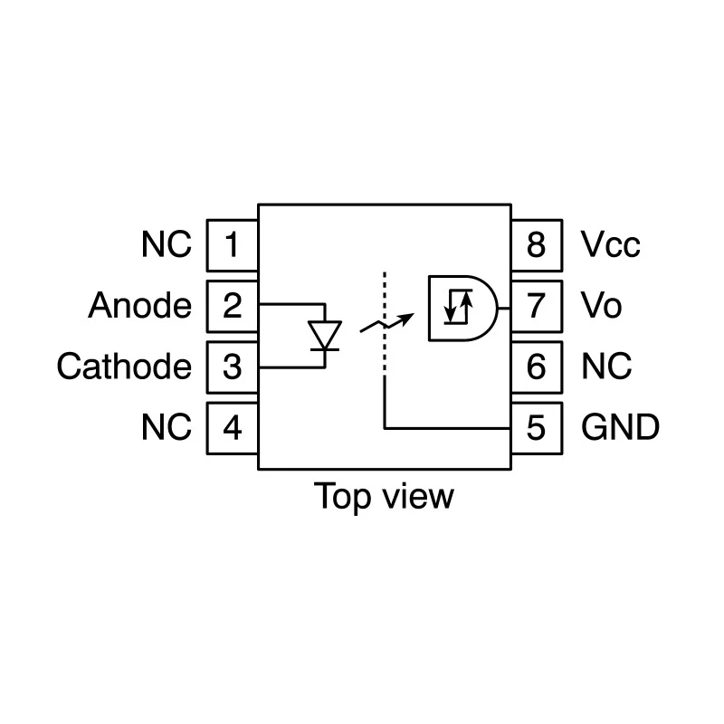 Broadcom DC Input Optocoupler Surface Mount 8-Pin SOIC HCPL-0201-000E