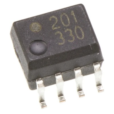 Broadcom DC Input Optocoupler Surface Mount 8-Pin SOIC Package 3750V Isolation Voltage HCPL-0201-000E