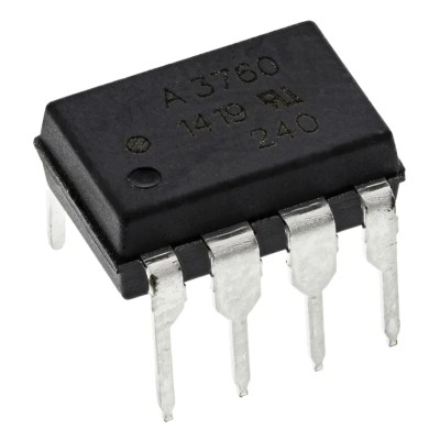 Broadcom AC/DC Input Optocoupler Through Hole Mount 8-Pin PDIP HCPL-3760-000E