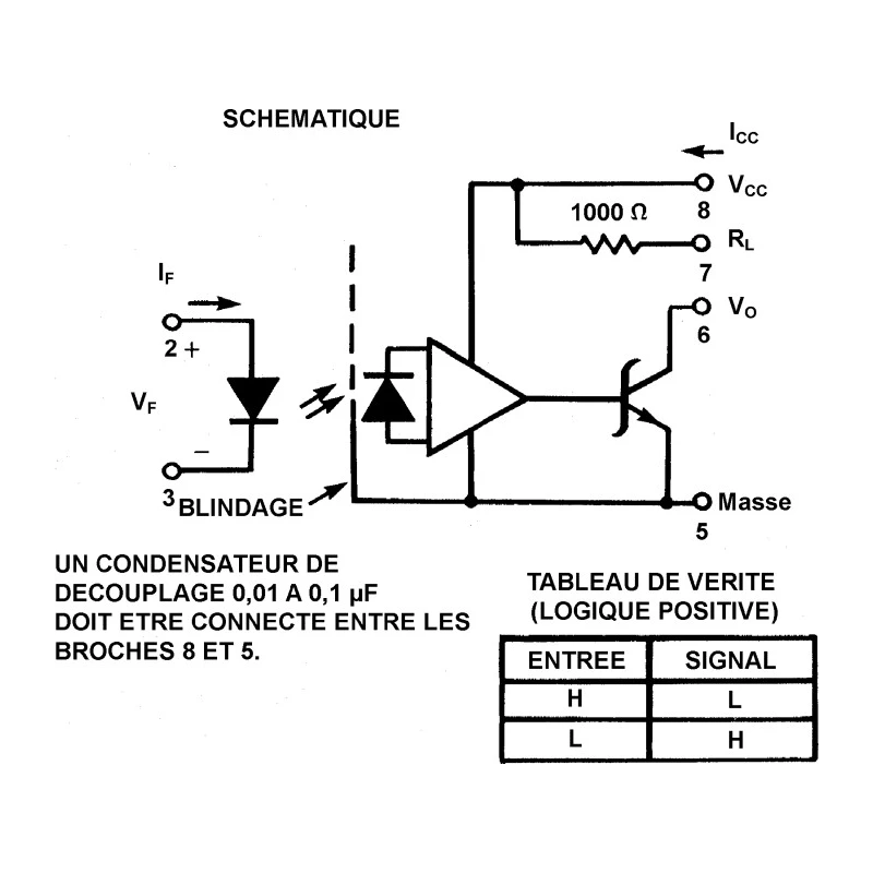 Broadcom DC Input Optocoupler Through Hole 8-Pin DIP HCPL-2300-000E