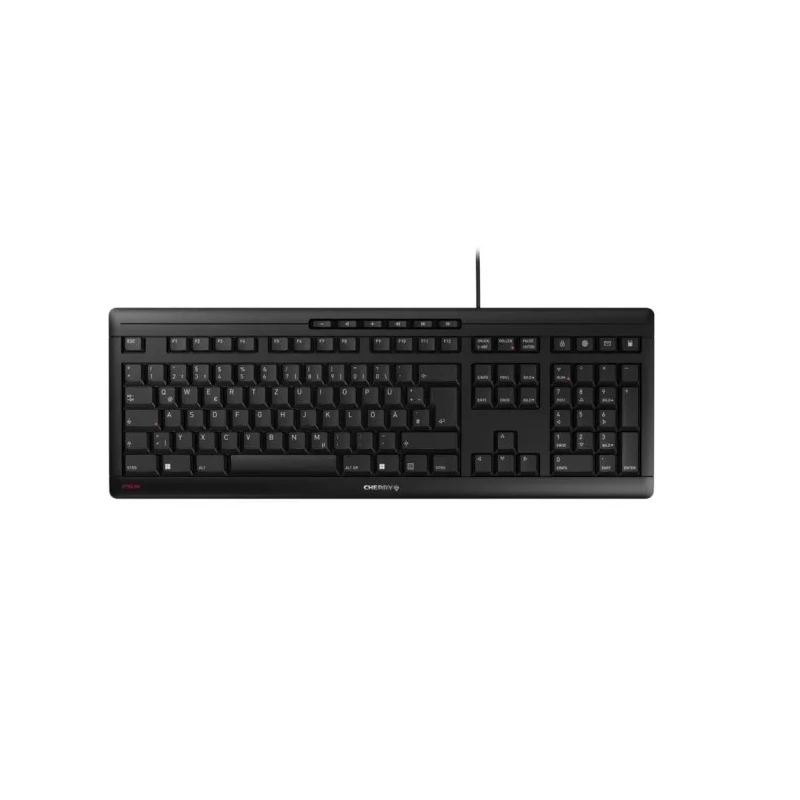 Cherry Wired USB Standard Keyboard Black Grey QWERTZ German Layout JK-8500DE-2