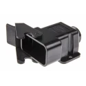 HARTING Dust Protection Cover Connector Housing Surface Mount 4+2E Poles 600V 40A 09120080901