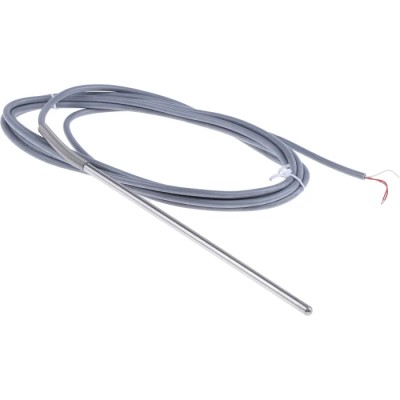 Correge PT100 RTD Sensor 6 mm Diameter, 200 mm Length, 3 Wire, Class A Accuracy, 200 °C Max PT100