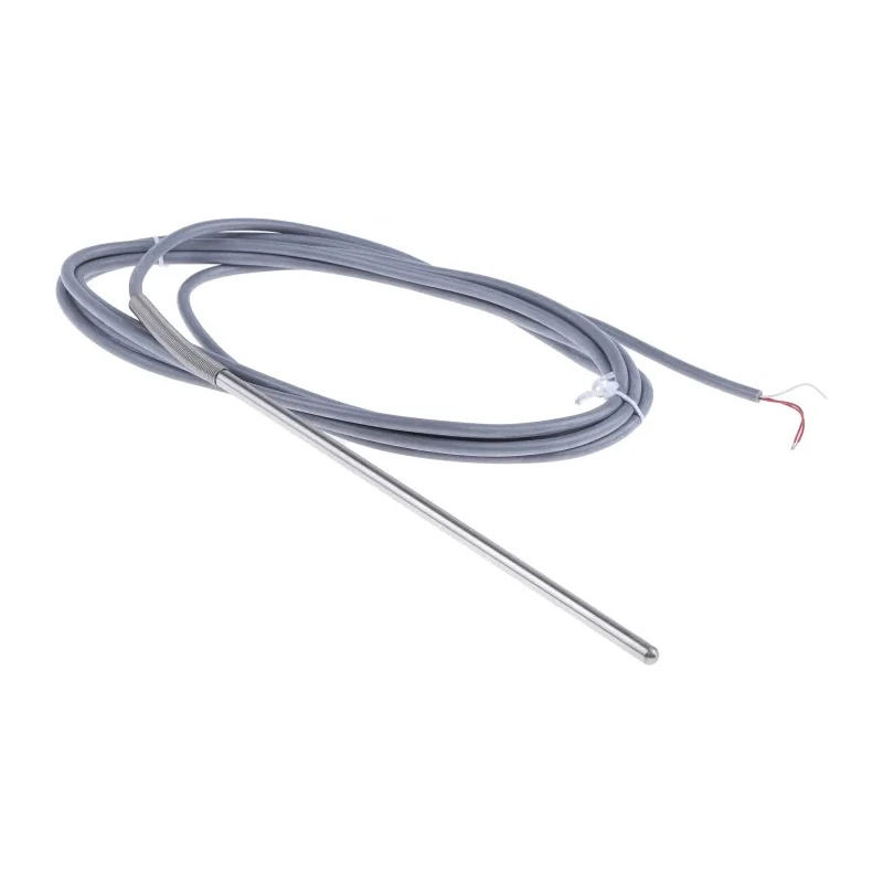 Correge PT100 RTD Sensor 6 mm Diameter, 200 mm Length, 3 Wire, Class A Accuracy, 200 °C Max PT100