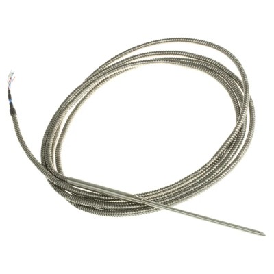 Correge PT100 RTD Sensor 6 mm Diameter, 300 mm Length, 6 Wire, Class B, 250 °C Max PT100 