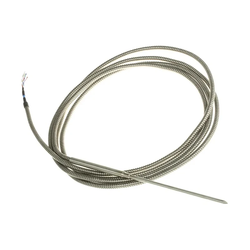 Correge PT100 RTD Sensor 6 mm Diameter, 300 mm Length, 6 Wire, Class B, 250 °C Max PT100 