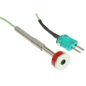 RS PRO Type K Thermocouple 6 mm Diameter, 2 m Length, 0 °C to 250 °C Measurement Range 547-7792