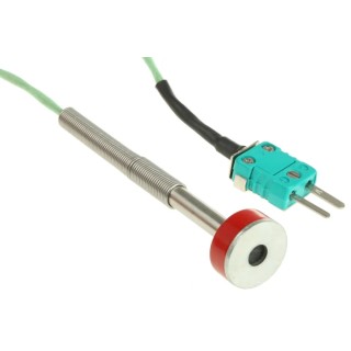 RS PRO Type K Thermocouple 6 mm Diameter, 2 m Length, 0 °C to 250 °C Measurement Range 547-7792