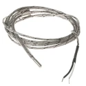 Correge Bayonet Type J Thermocouple Probe 30 mm Length, 5 mm Diameter, Stainless PTC5/2500/J/SCI/2TJ06C03/VERROU/12X14