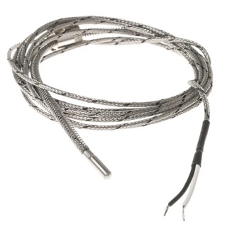 Correge Bayonet Type J Thermocouple Probe 30 mm Length, 5 mm Diameter, Stainless PTC5/2500/J/SCI/2TJ06C03/VERROU/12X14