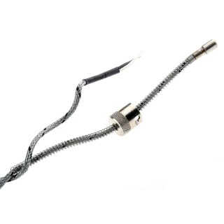 Correge PTC 8 Type J Thermocouple 2 m Length, 8 mm Diameter, 0 °C to 400 °C Max PTC8/2000/SCM/VERROU D15