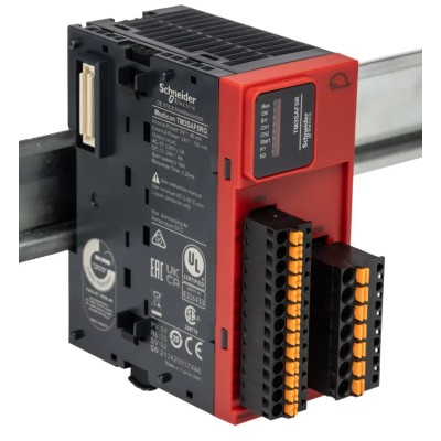 Schneider Electric Modicon TM Series Safety Module 24V DC Supply for Emergency Stop Switch Monitoring TM3SAF5RG