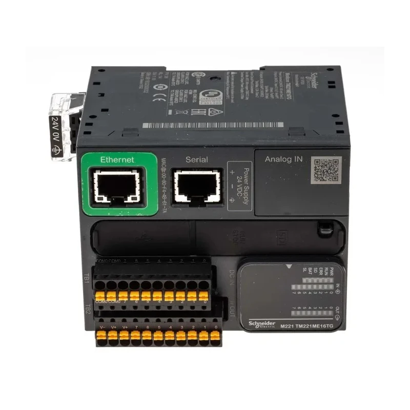 Schneider Electric Modicon M221 Series PLC CPU 8-Input Discrete Input 8 Outputs Transistor Output TM221ME16TG