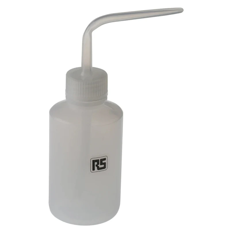 RS PRO Squeeze Bottle, 110ml Polypropylene Non-Conductive Flexible Bottle with Angled Non-Drip Spout 548-0962
