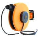 Schill 15 m 0 Socket Cable Reel, 230V, 32A, Rubber Jacket, IP40, Auto Rewind FT350 