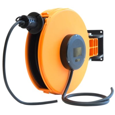 Schill 15 m 0 Socket Cable Reel, 230V, 32A, Rubber Jacket, IP40, Auto Rewind FT350 