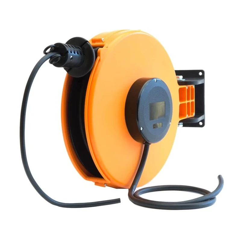 Schill 15 m 0 Socket Cable Reel, 230V, 32A, Rubber Jacket, IP40, Auto Rewind FT350 