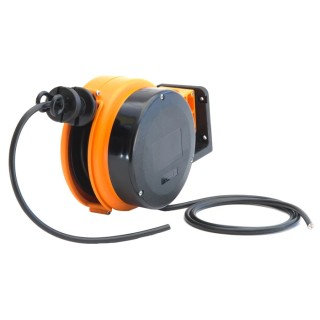 Schill 4 m Cable Reel 230V, 10A, Rubber Jacket, Auto Rewind, IP20 