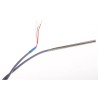Jumo PT100 RTD Sensor 6 mm Diameter, 100 mm Length, 3 Wire, Class B Accuracy, 80 °C Max PT100