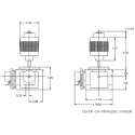 CH Products 3-Axis Potentiometer Joystick Passive S40L091P-50