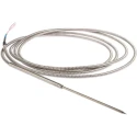 Jumo PT100 RTD Sensor 5 mm Dia, 150 mm Long, 3 Wire, Class B Accuracy, 260 °C max PT100