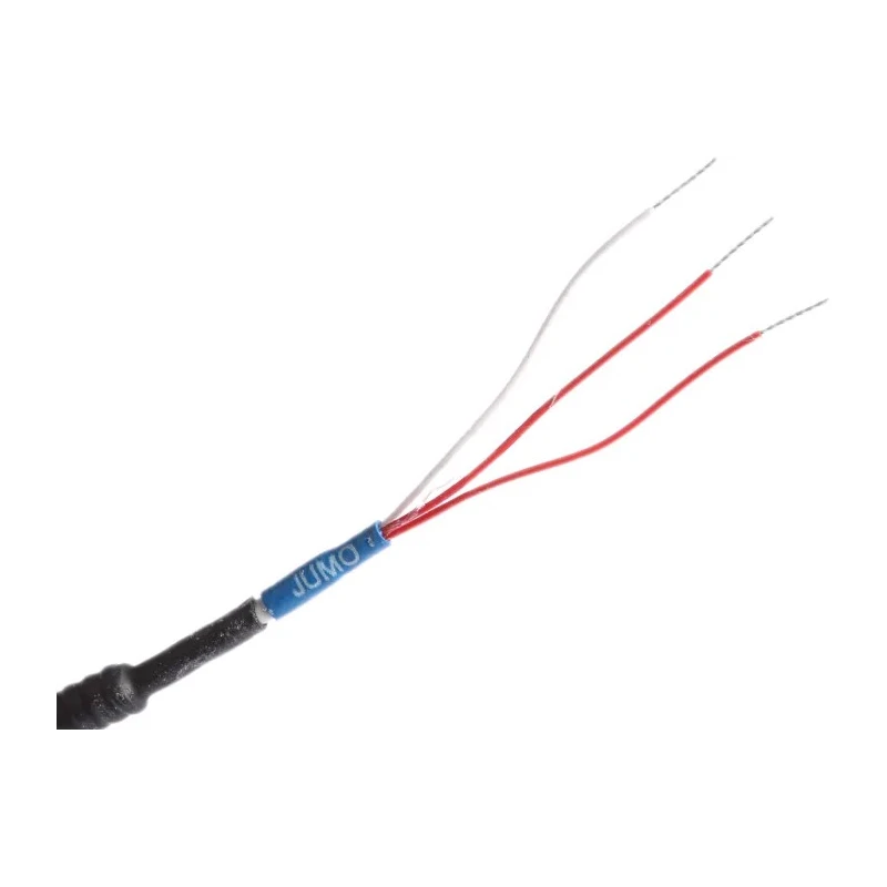 Jumo PT100 RTD Sensor 5 mm Dia, 150 mm Long, 3 Wire, Class B Accuracy, 260 °C max PT100