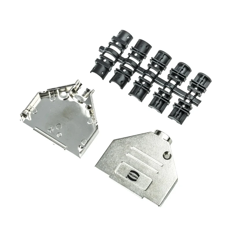 HARTING D-Sub Series Metal Straight D-Sub Backshell 25 Way Strain Relief 09670250348