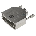 HARTING Metal Straight D-Sub Backshell Connector 15 Contacts IP67 09670150348