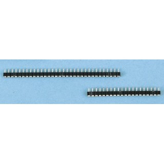 E-TEC PCB Socket 20-Contact 1 Row 2.54 mm Pitch Straight Through Hole Solder SIB-120-S047-95