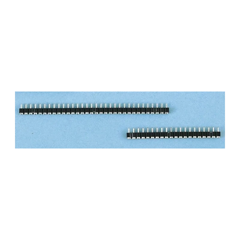 E-TEC PCB Socket 20-Contact 1 Row 2.54 mm Pitch Straight Through Hole Solder SIB-120-S047-95