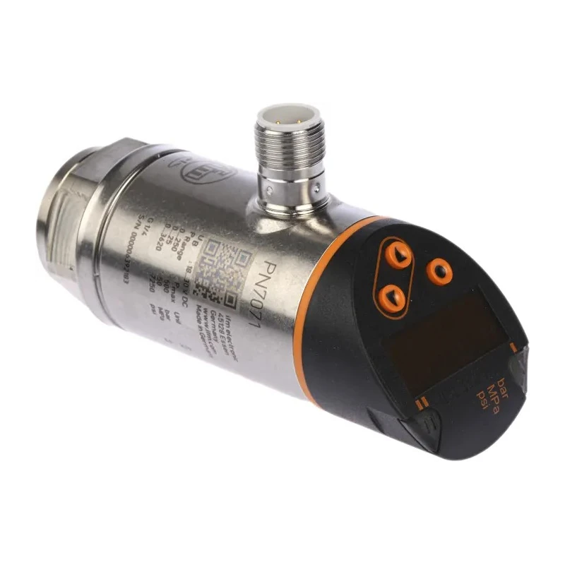 ifm electronic PN Series Pressure Sensor 0 bar to 250 bar Relative Reading with Dual Switched Outputs PN7071