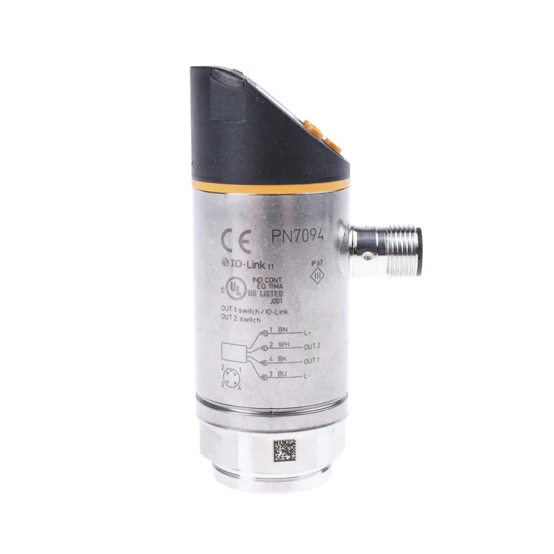 ifm electronic PN Series Pressure Sensor -1 bar to 10 bar Relative Measurement with Fibreglass Reinforced PBT GF30 PN7094
