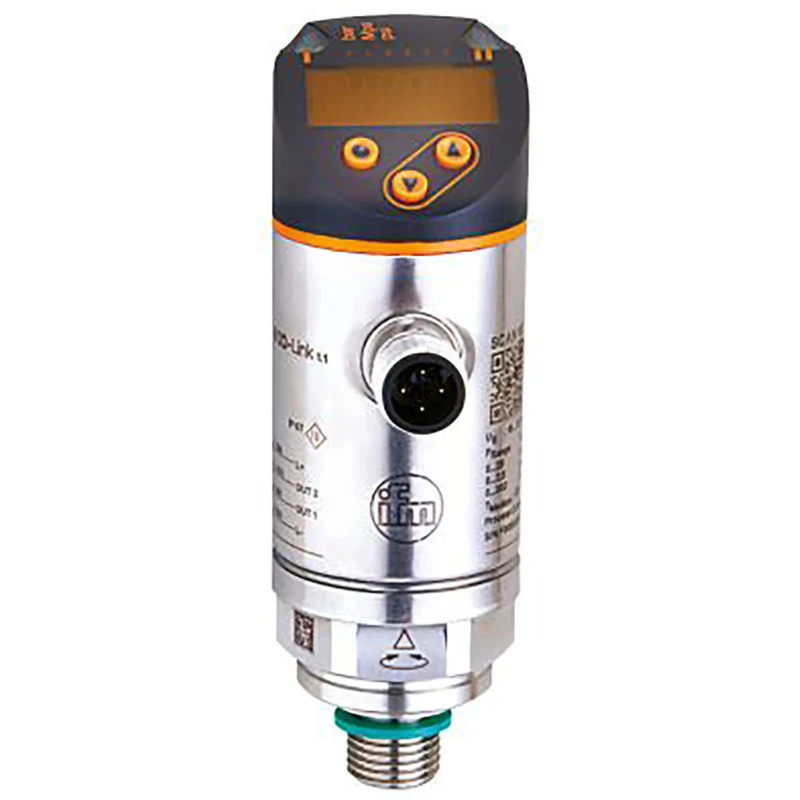 ifm electronic PN Series Pressure Sensor Analogue PNP NO/NC Output, Relative Reading -12.5 mbar to 0.25 bar PN2598