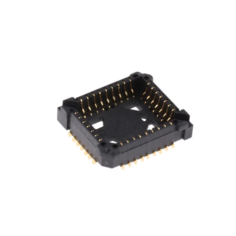 E-TEC 1.27 mm Pitch 32 Way Surface PLCC IC Socket LCC-032-H200-55