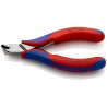 Knipex 120mm Electronic Diagonal Cutter 1 mm Bi-Material Handle Chrome Plated Steel Jaw 62 12 120