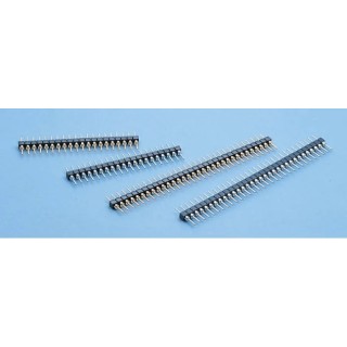 Euroind SIB Series Straight Through Hole Pin Header, 32 Contacts, 2.54 mm Pitch, 1 Row, Unshrouded SIB-132-S037-99