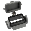 HARTING Han B Range Heavy Duty Power Connector Housing Bulkhead Mount Die Cast Aluminium IP65 IP67 09300101306