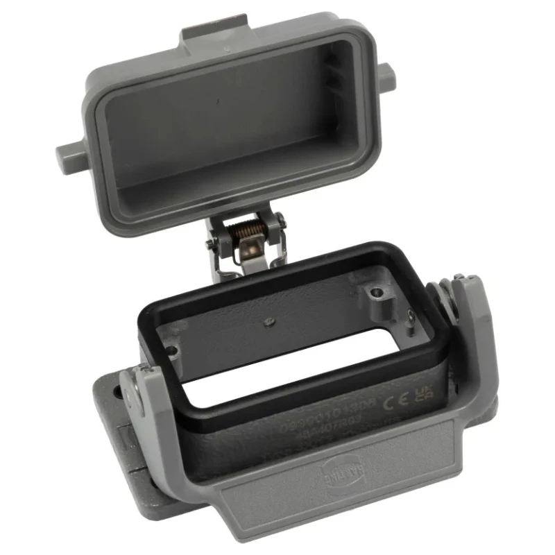 HARTING Han B Range Heavy Duty Power Connector Housing Bulkhead Mount Die Cast Aluminium IP65 IP67 09300101306