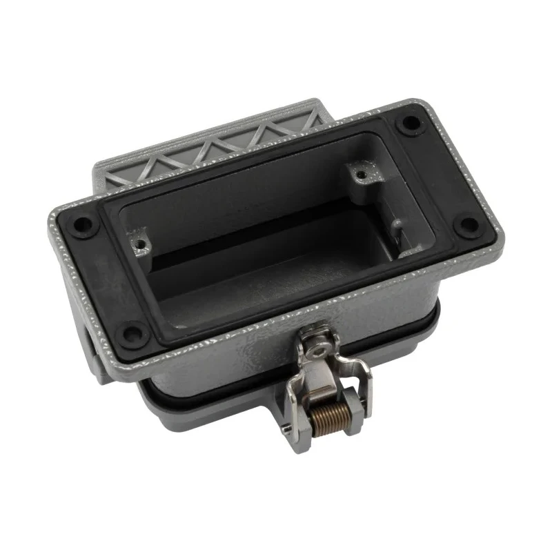 HARTING Han B Range Heavy Duty Power Connector Housing Bulkhead Mount Die Cast Aluminium IP65 IP67 09300101306