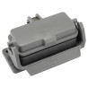 HARTING Han B Range Heavy Duty Power Connector Housing, Die Cast Aluminium Body, IP65 Bulkhead Mount 09300161306