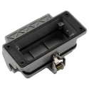 HARTING Han B Range Heavy Duty Power Connector Housing, Die Cast Aluminium Body, IP65 Bulkhead Mount 09300161306