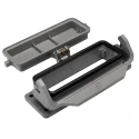 HARTING Heavy Duty Power Connector Housing Han B Series Bulkhead Mount Die Cast Aluminium IP65 09300241306