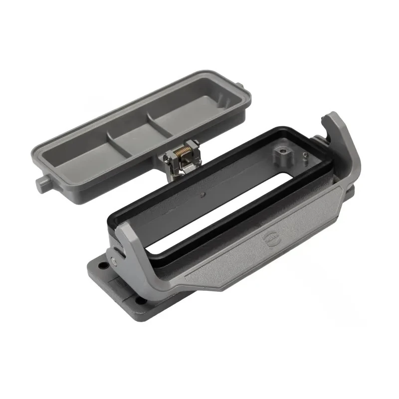HARTING Heavy Duty Power Connector Housing Han B Series Bulkhead Mount Die Cast Aluminium IP65 09300241306