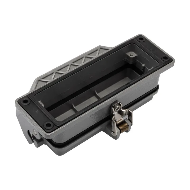 HARTING Heavy Duty Power Connector Housing Han B Series Bulkhead Mount Die Cast Aluminium IP65 09300241306