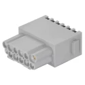 HARTING Heavy Duty Power Connector Module, 10A, HAN Modular Series Female, 12 Contacts 09140122734