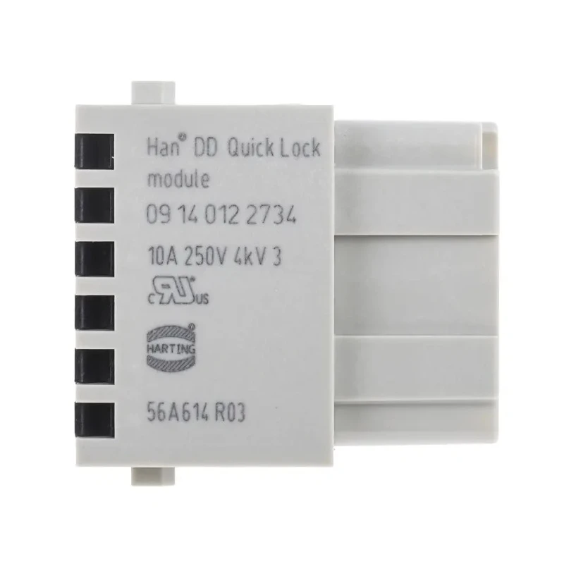 HARTING Heavy Duty Power Connector Module, 10A, HAN Modular Series Female, 12 Contacts 09140122734