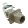 HARTING Han A Range Heavy Duty Power Connector Housing 1 Lever, Die Cast Zinc, IP67/IP44, Panel Mount 19200031120