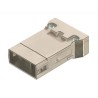HARTING Heavy Duty Power Connector Module 10A 50V HAN Modular Series Male 8 Contacts 09140083016
