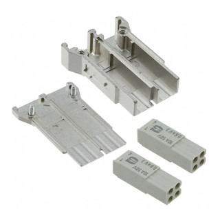 HARTING Heavy Duty Power Connector Module 10A 50V HAN Modular Series Female 8 Contacts 09140083116