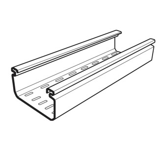Cablofil International Polyvinyl Chloride Perforated Cable Tray 3 m Length 150 mm Width 50 mm Depth PCT Series 6377 21